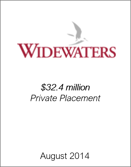 August 2014: Origin Merchant Securities Inc. Acts as Financial Advisor to Widewaters Calgary Hotel Ownership Inc. on its $32.4 million Private Placement