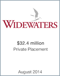 August 2014: Origin Merchant Securities Inc. Acts as Financial Advisor to Widewaters Calgary Hotel Ownership Inc. on its $32.4 million Private Placement