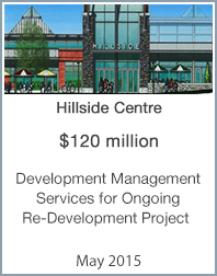 May 2015: Origin Merchant Partners Provides Development Management Services for Hillside Centre Re-Development Project