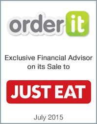 July 2015: Origin Merchant Partners Advises Orderit.ca on its Sale to JUST EAT Canada