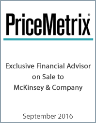 September 2016: Origin Merchant Partners Advises PriceMetrix Inc. on its Sale to McKinsey & Company