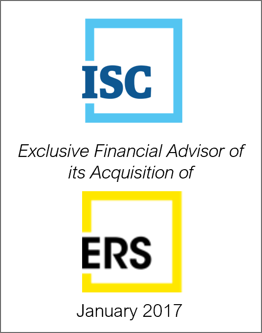 January 2017: Origin Merchant Partners Advises Information Services Corp. on its Acquisition of Enterprise Registry Solutions