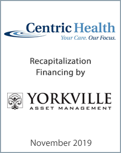 November 2019: Origin Merchant Securities Inc. Advises Centric Health Corp. on Recapitalization Transactions Worth $70 million