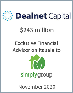 November 2020: Origin Merchant Partners advises Dealnet on its sale to Simply Group