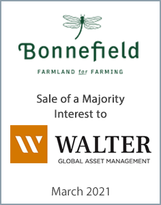 March 2021: Origin Merchant Partners Acts as Exclusive Financial Advisor to Bonnefield Financial Inc. on its Sale of a Majority Interest to Walter Global Asset Management