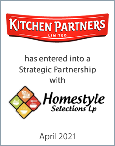 April 2021: Origin Merchant Partners Acts as Exclusive Financial Advisor to Kitchen Partners Limited on its Strategic Partnership with Homestyle Selections LP