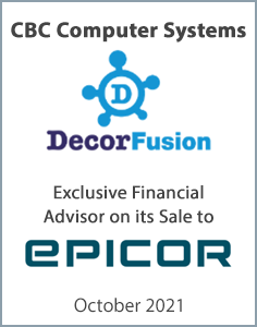October 2021: Origin Merchant Partners Acts as Exclusive Financial Advisor to Decor Fusion on its sale to Epicor