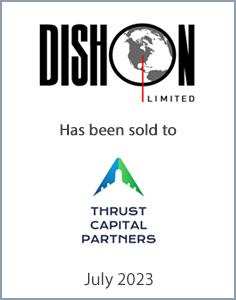 July 2023: Origin Merchant Partners Advises Dishon Limited on its sale to Thrust Capital Partners